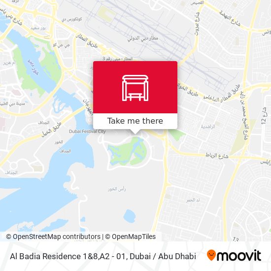 Al Badia Residence 1&8,A2 - 01 map