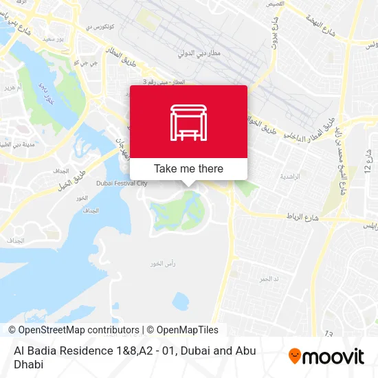 Al Badia Residence 1&8,A2 - 01 map