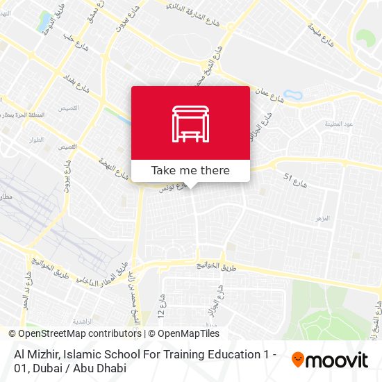 Al Mizhir, Islamic School For Training Education 1 - 01 map
