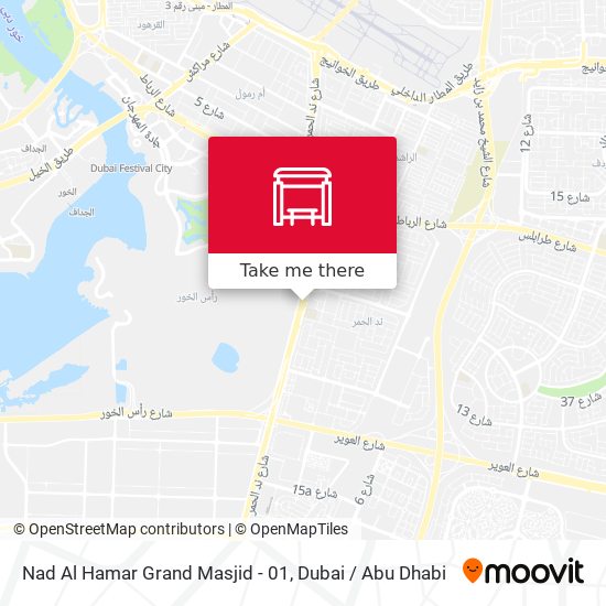 Nad Al Hamar Grand Masjid - 01 map