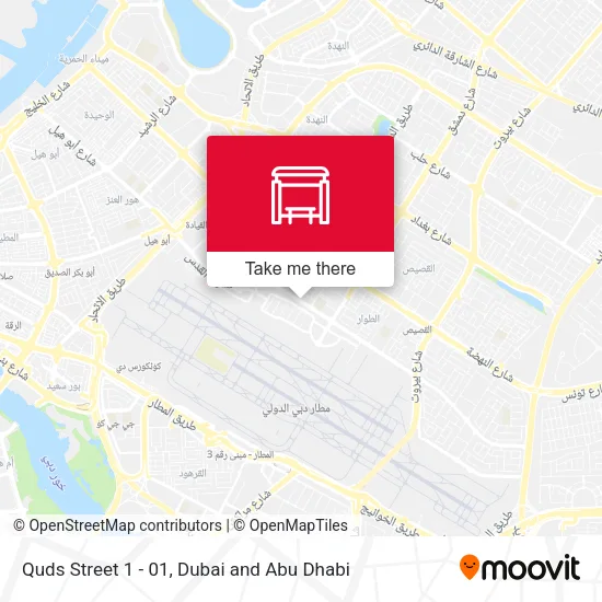 Quds Street 1 - 01 map
