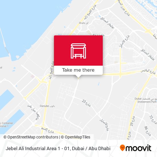 Jebel Ali Industrial Area 1 - 01 map