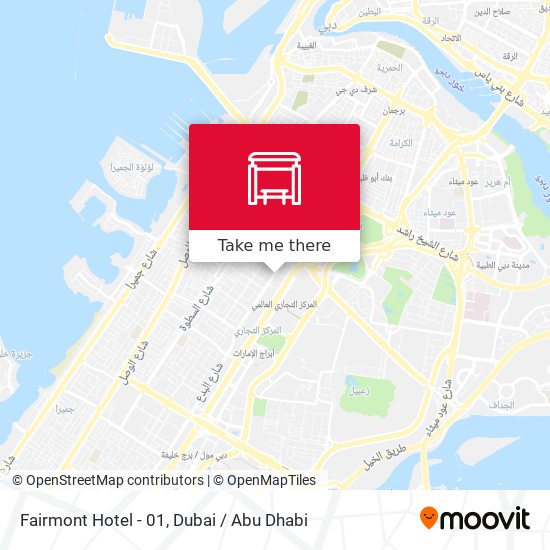 Fairmont Hotel - 01 map