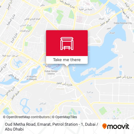 Oud Metha Road, Emarat, Petrol Station - 1 map