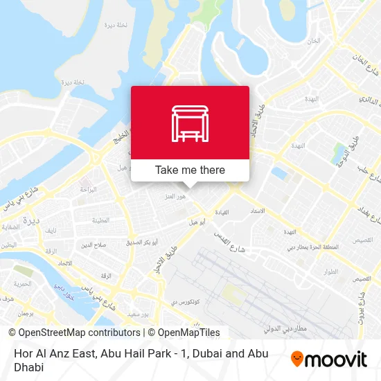 Hor Al Anz East, Abu Hail Park - 1 map