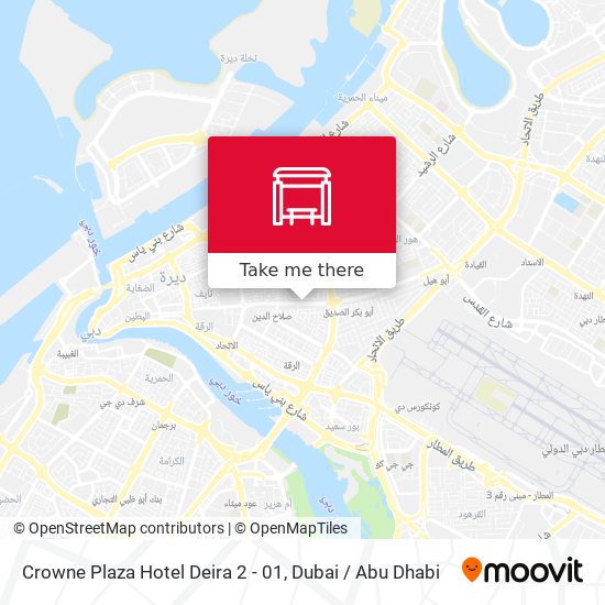 Crowne Plaza Hotel Deira 2 - 01 map