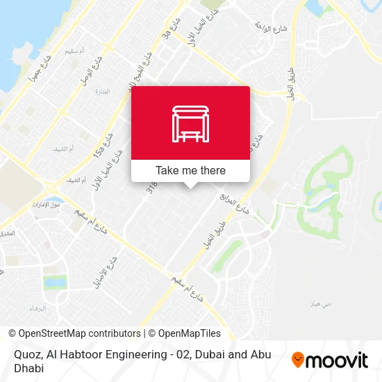 Quoz, Al Habtoor Engineering - 02 map