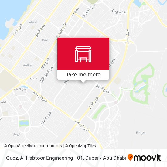 Quoz, Al Habtoor Engineering - 01 map