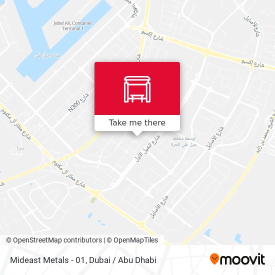 Mideast Metals - 01 map
