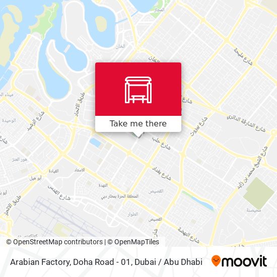 Arabian Factory, Doha Road - 01 map