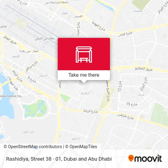 Rashidiya, Street 38 - 01 map