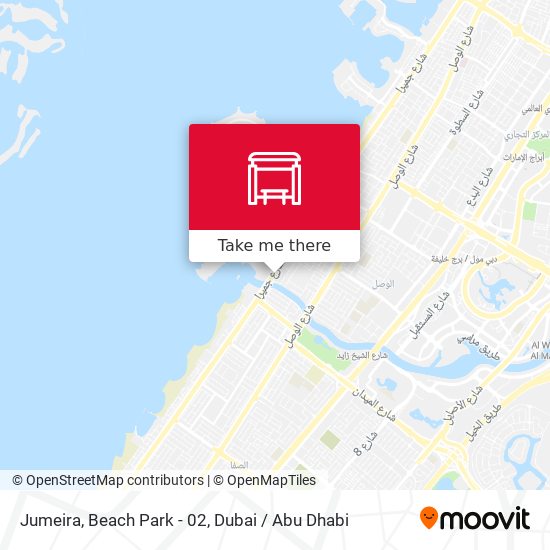 Jumeira, Beach Park - 02 map