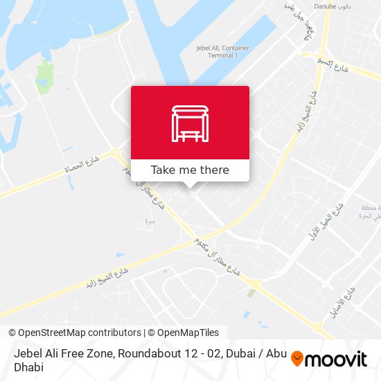 Jebel Ali Free Zone, Roundabout 12 - 02 map