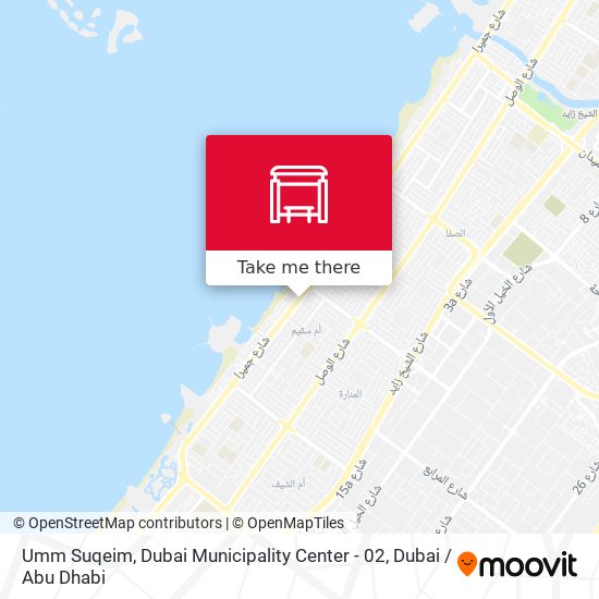 Umm Suqeim, Dubai Municipality Center - 02 map