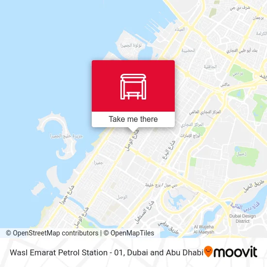 Wasl Emarat Petrol Station - 01 map
