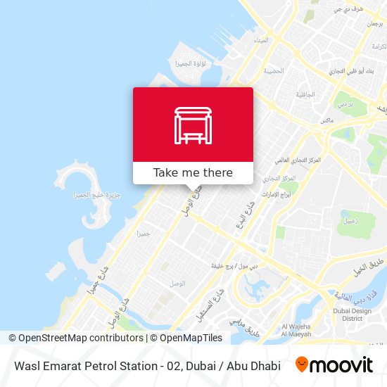 Wasl Emarat Petrol Station - 02 map