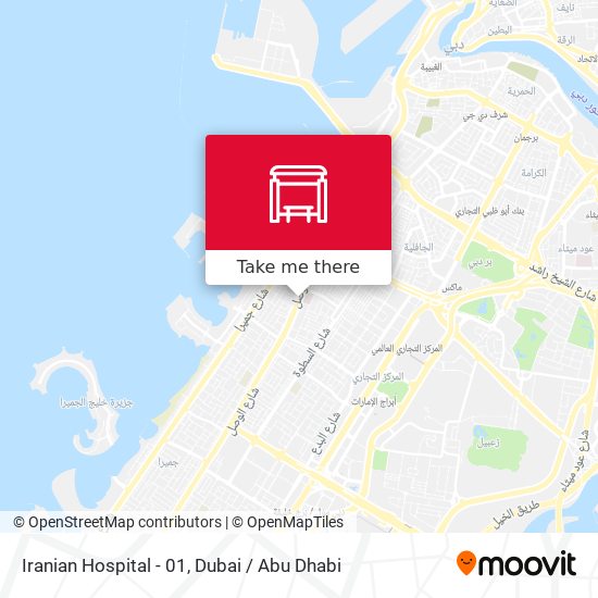 Iranian Hospital - 01 map