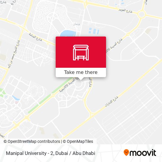 Manipal University - 2 map