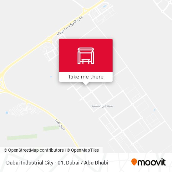 Dubai Industrial City - 01 map