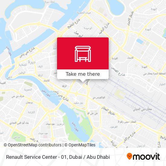 Renault Service Center - 01 map