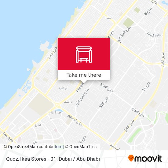 Quoz, Ikea Stores - 01 map
