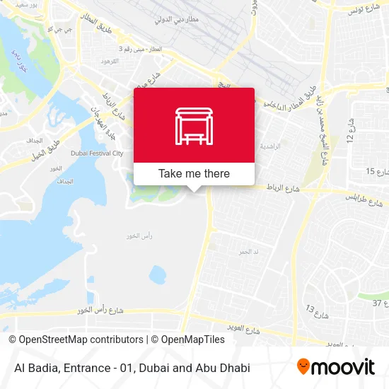 Al Badia, Entrance - 01 map