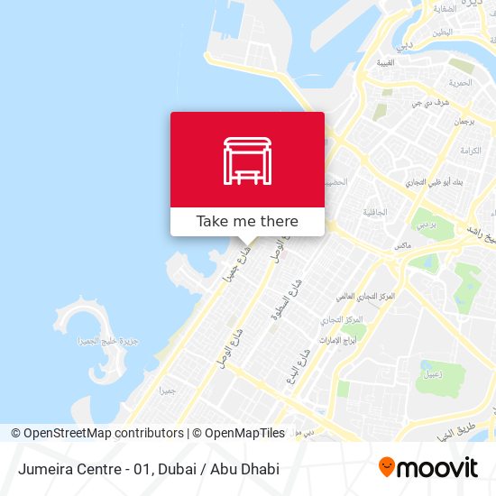 Jumeira Centre - 01 map