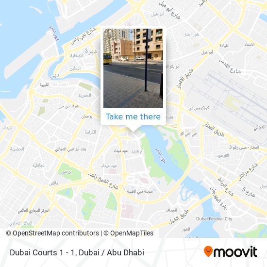 Dubai Courts 1 - 1 map