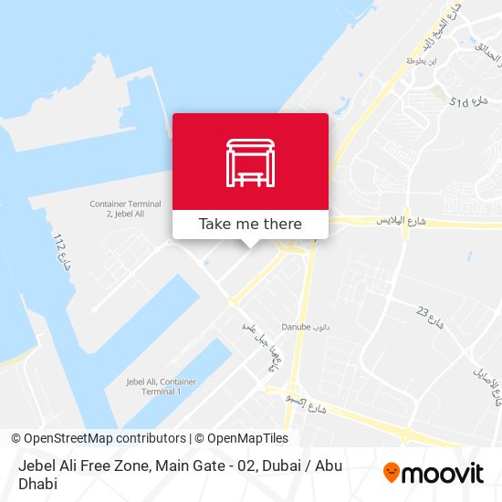 Jebel Ali Free Zone, Main Gate - 02 map