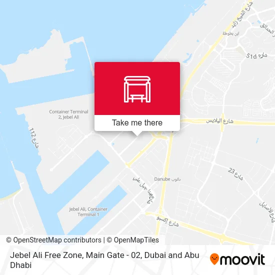 Jebel Ali Free Zone, Main Gate - 02 map