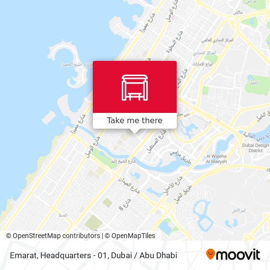 Emarat, Headquarters - 01 map