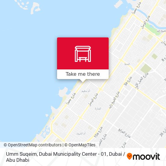 Umm Suqeim, Dubai Municipality Center - 01 map