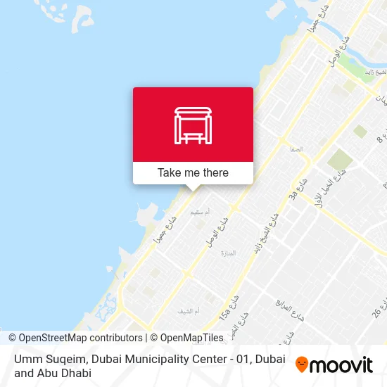 Umm Suqeim, Dubai Municipality Center - 01 map