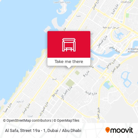 Al Safa, Street 19a - 1 map