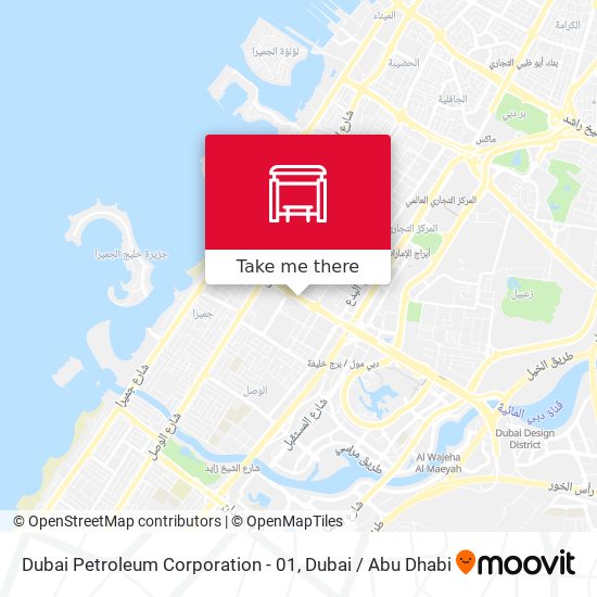 Dubai Petroleum Corporation - 01 map