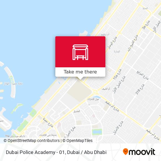 Dubai Police Academy - 01 map