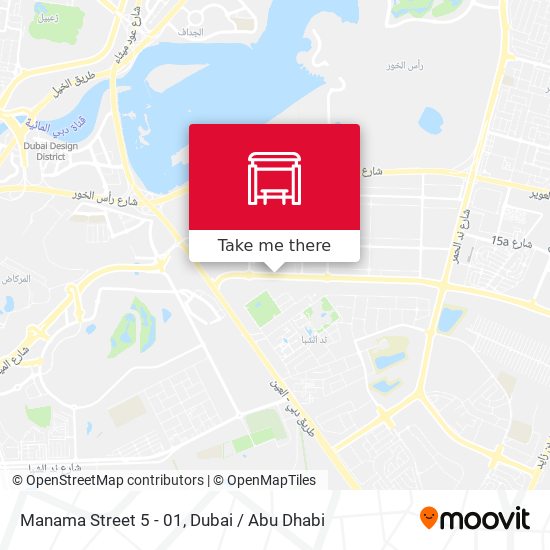 Manama Street 5 - 01 map