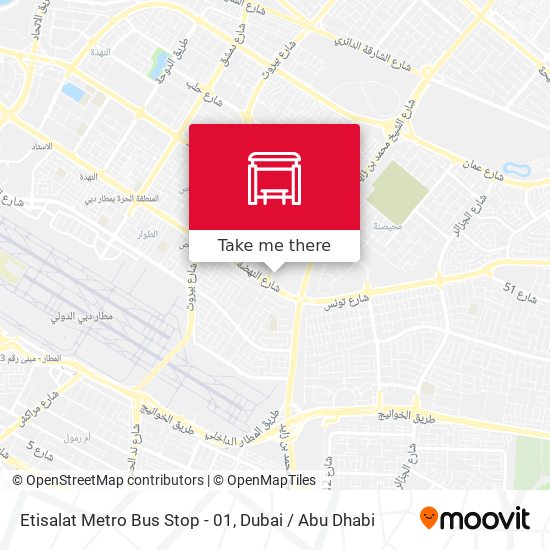 Etisalat Metro Bus Stop - 01 map