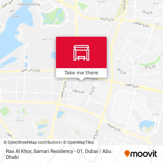 Ras Al Khor, Samari Residency - 01 map