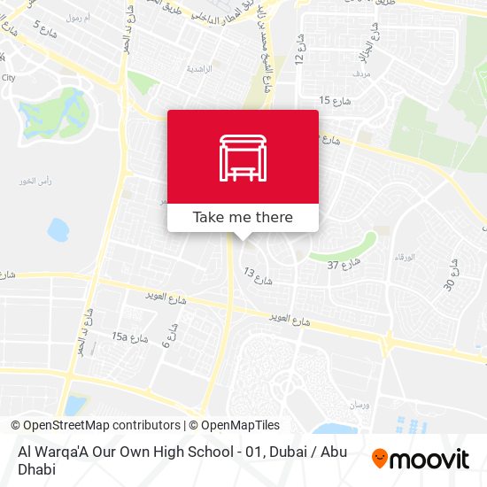 Al Warqa'A Our Own High School - 01 map