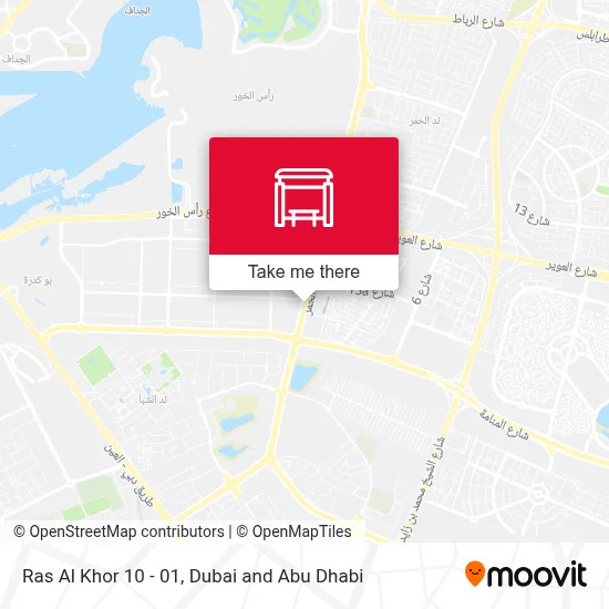 Ras Al Khor 10 - 01 map