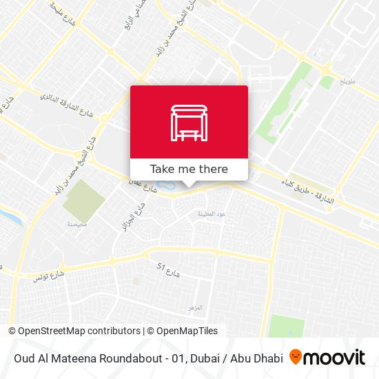 Oud Al Mateena Roundabout - 01 map