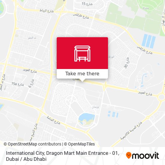 International City, Dragon Mart Main Entrance - 01 map