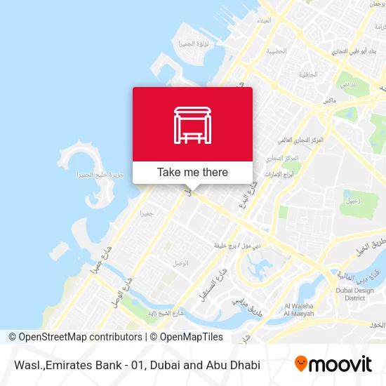 Wasl.,Emirates Bank - 01 map