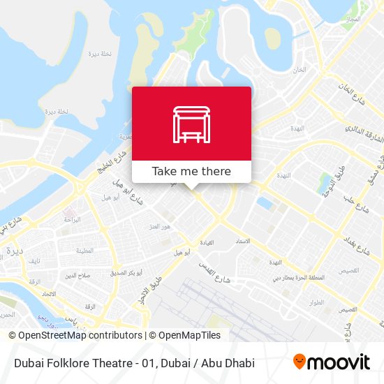 Dubai Folklore Theatre - 01 map