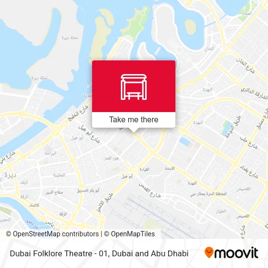 Dubai Folklore Theatre - 01 map