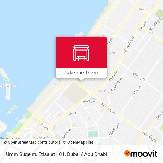 Umm Suqeim, Etisalat - 01 map