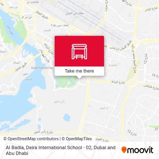 Al Badia, Deira International School - 02 map