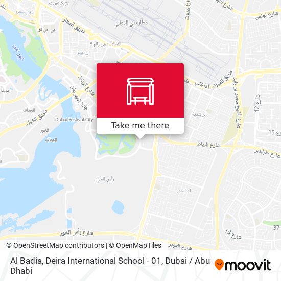 Al Badia, Deira International School - 01 map