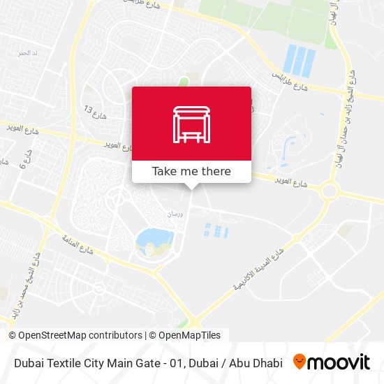 Dubai Textile City Main Gate - 01 map